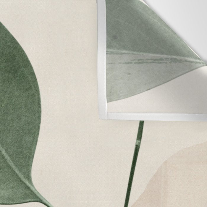 Abstract Art Tropical Leaves 8 Wall Tapestry Gallery Image 3