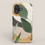 Abstract Art Tropical Leaves 8 iPhone Case Gallery Image 1