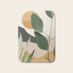 Abstract Art Tropical Leaves 8 Bath Mat Gallery Image 1