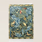 William Morris Birds and Acanthus Stationery Card Gallery Image 2