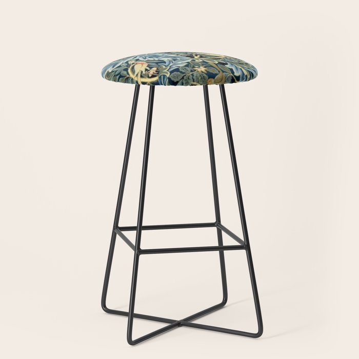 William Morris Birds and Acanthus Stool Gallery Image 1