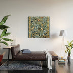 William Morris Birds and Acanthus Wood Wall Art Gallery Image 2