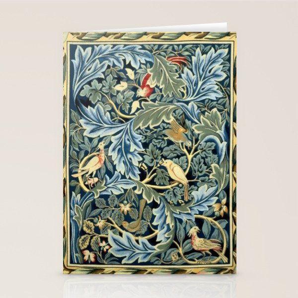 William Morris Birds and Acanthus Stationery Card Gallery Image 1