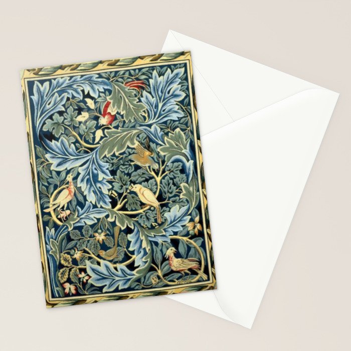 William Morris Birds and Acanthus Stationery Card Gallery Image 2