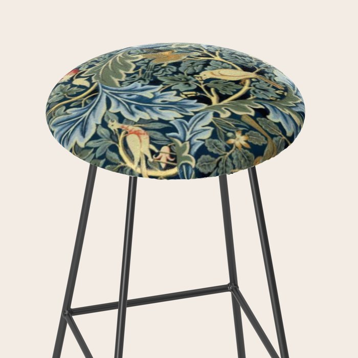 William Morris Birds and Acanthus Stool Gallery Image 2