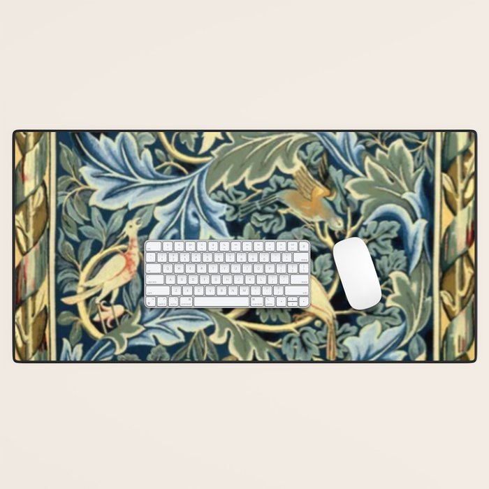 William Morris Birds and Acanthus Desk Mat Gallery Image 1