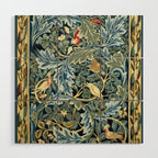 William Morris Birds and Acanthus Wood Wall Art Gallery Image 1