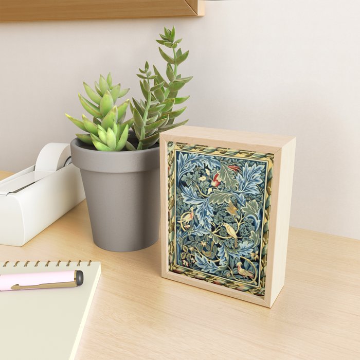 William Morris Birds and Acanthus Mini Art Print Gallery Image 2