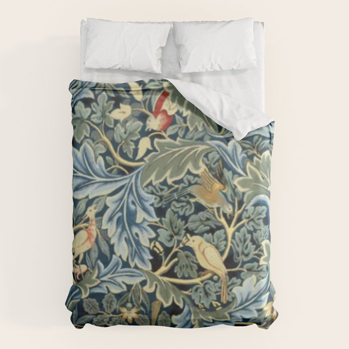 William Morris Birds and Acanthus Duvet Cover