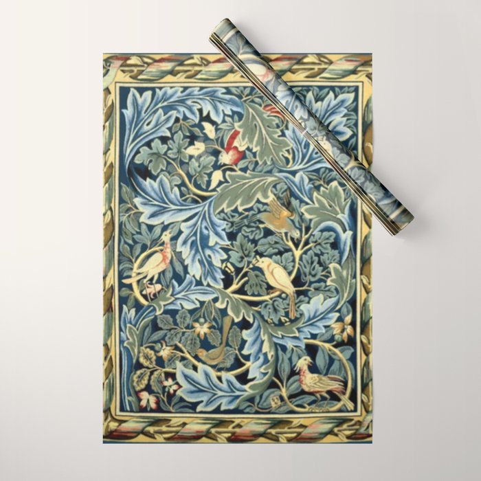 William Morris Birds and Acanthus Wrapping Paper Gallery Image 1