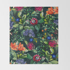 Dark Garden VI Throw Blanket Gallery Image 2