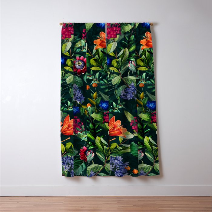 Dark Garden VI Window Curtain Gallery Image 3