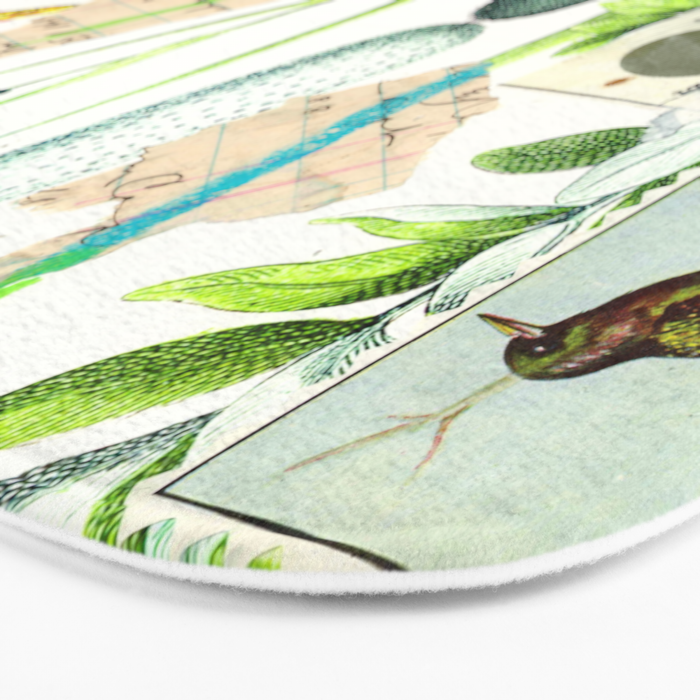 Green Botanical by Pam Smilow Bath Mat Gallery Image 3