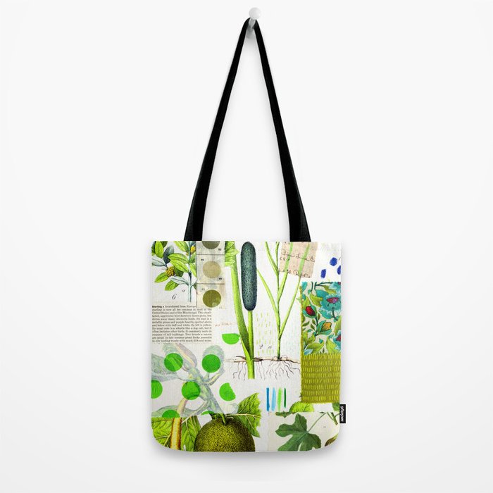 Green Botanical by Pam Smilow Tote Bag Gallery Image 2