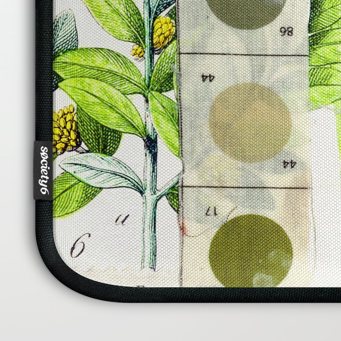 Green Botanical by Pam Smilow Laptop Sleeve Gallery Image 3