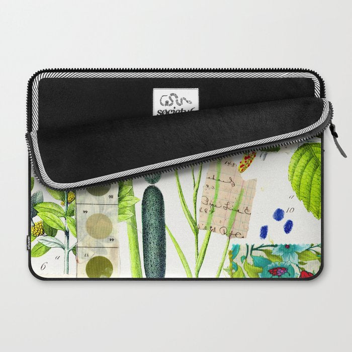 Green Botanical by Pam Smilow Laptop Sleeve Gallery Image 2