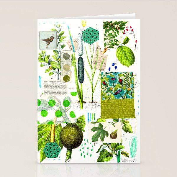 Green Botanical by Pam Smilow Stationery Card Gallery Image 1