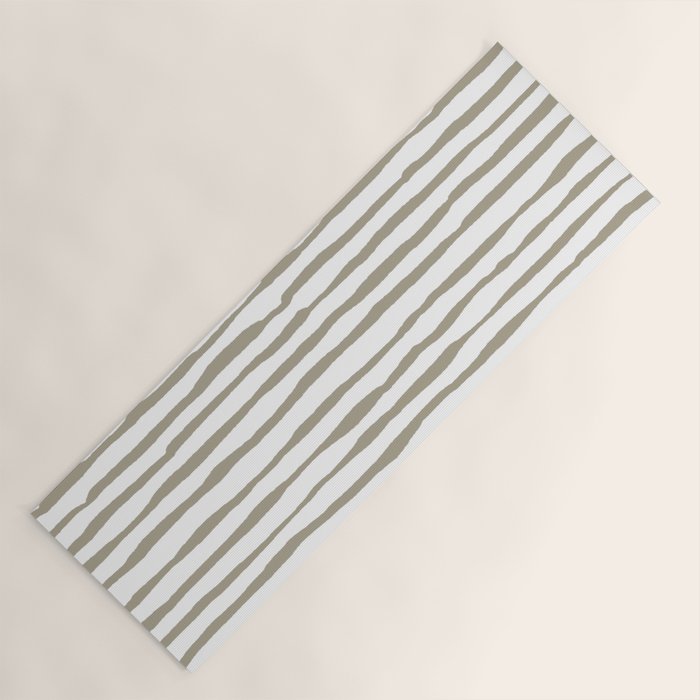 Nutmeg Watercolor Line  Yoga Mat Gallery Image 1