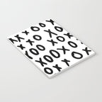 Hugs and Kisses in White and Black Notebook Gallery Image 3