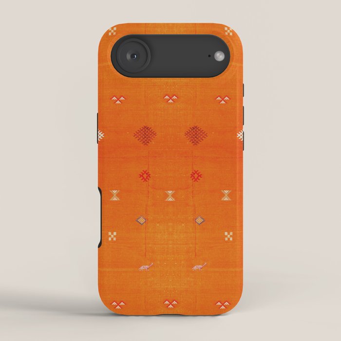 Boho Oriental Orange Traditional Desert Moroccan Style  iPhone Case Gallery Image 2