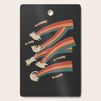 Cat Landscape 164: The Shooting Stars Cutting Board Gallery Image 1