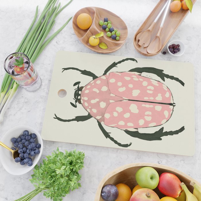  pink beetle insect Cutting Board Gallery Image 2