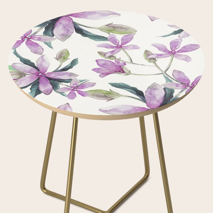 Purple flowers Side Table Gallery Image 2