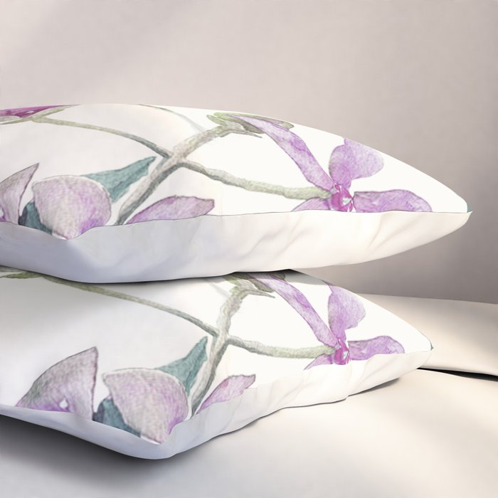 Purple flowers Pillow Sham Gallery Image 3