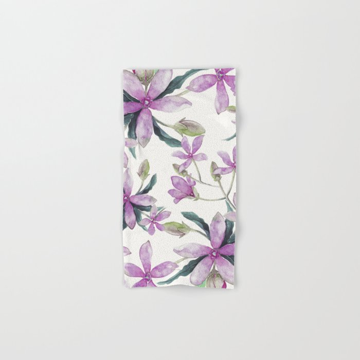 Purple flowers Bath Towel Gallery Image 1