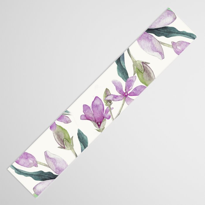 Purple flowers Table Runner Gallery Image 3