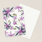 Purple flowers Stationery Card Gallery Image 2