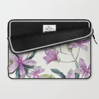 Purple flowers Laptop Sleeve Gallery Image 2