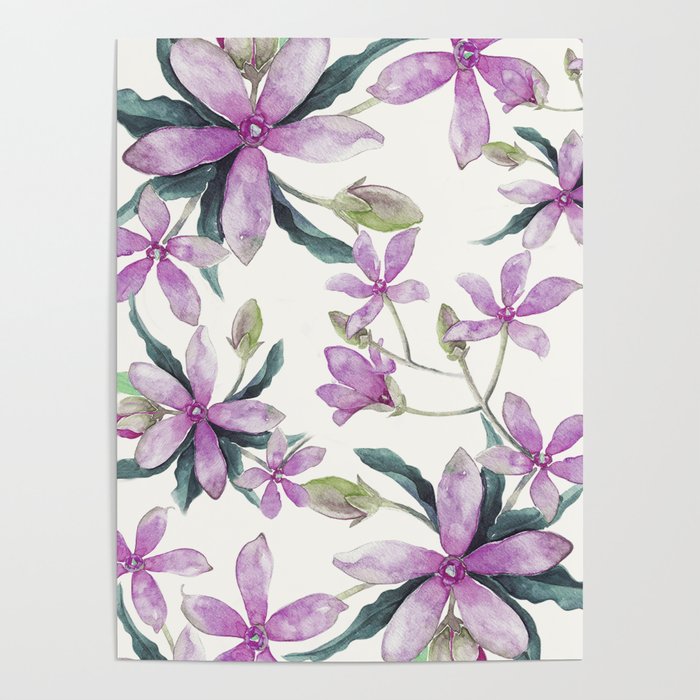 Purple flowers Poster Gallery Image 4