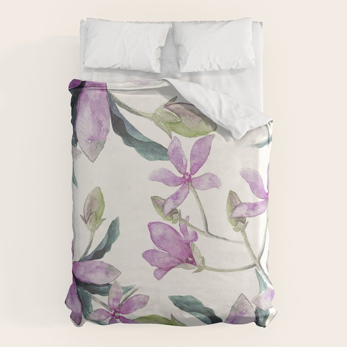 Purple flowers Duvet Cover Gallery Image 6