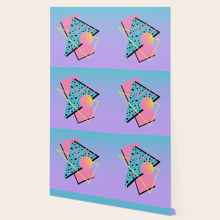 Memphis pattern 93 - 80s / 90s Retro Wallpaper Gallery Image 2