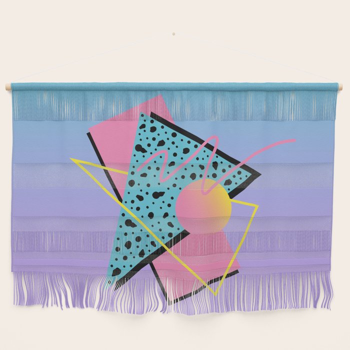 Memphis pattern 93 - 80s / 90s Retro Wall Hanging Gallery Image 1