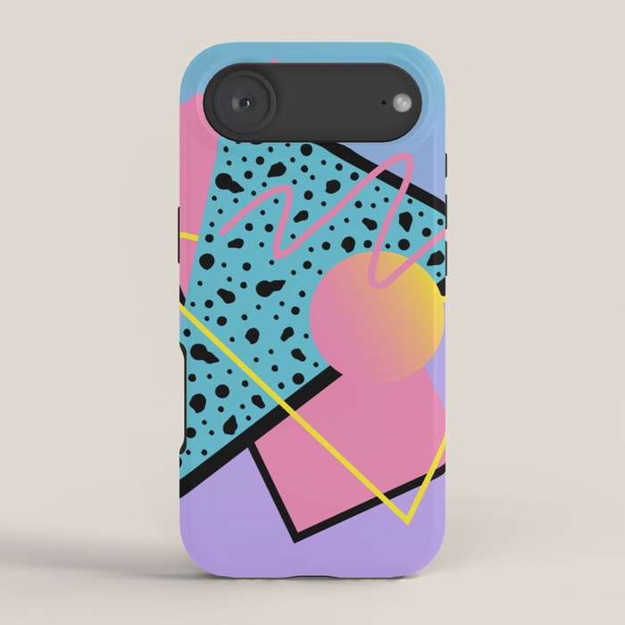 Memphis pattern 93 - 80s / 90s Retro iPhone Case Gallery Image 2