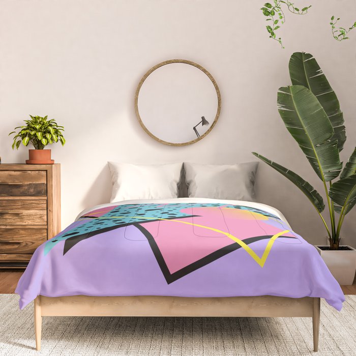 Memphis pattern 93 - 80s / 90s Retro Comforter Gallery Image 3