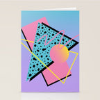 Memphis pattern 93 - 80s / 90s Retro Stationery Card Gallery Image 2