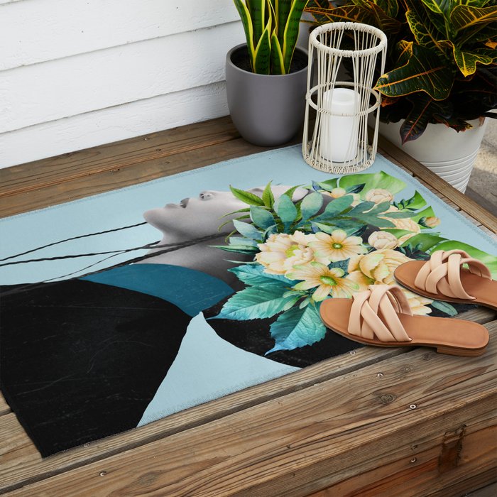 Tropical Girl 6 Outdoor Rug Gallery Image 2