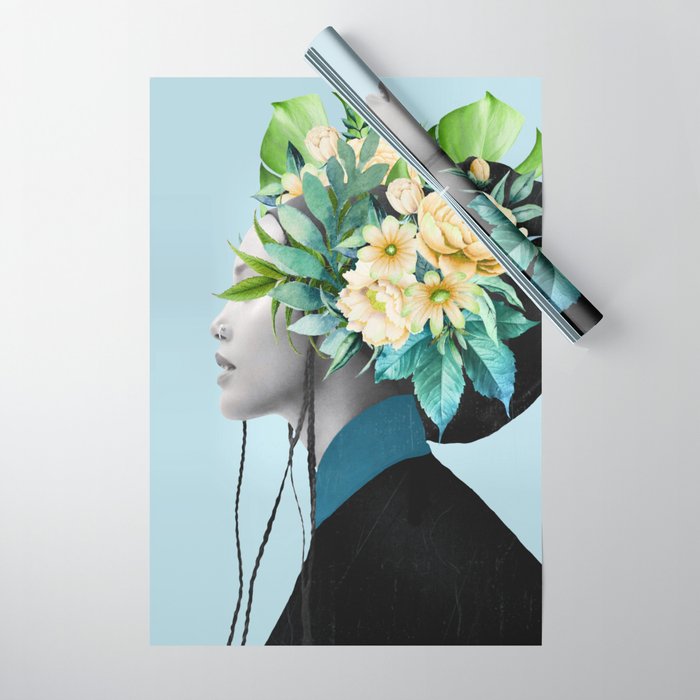 Tropical Girl 6 Wrapping Paper Gallery Image 1