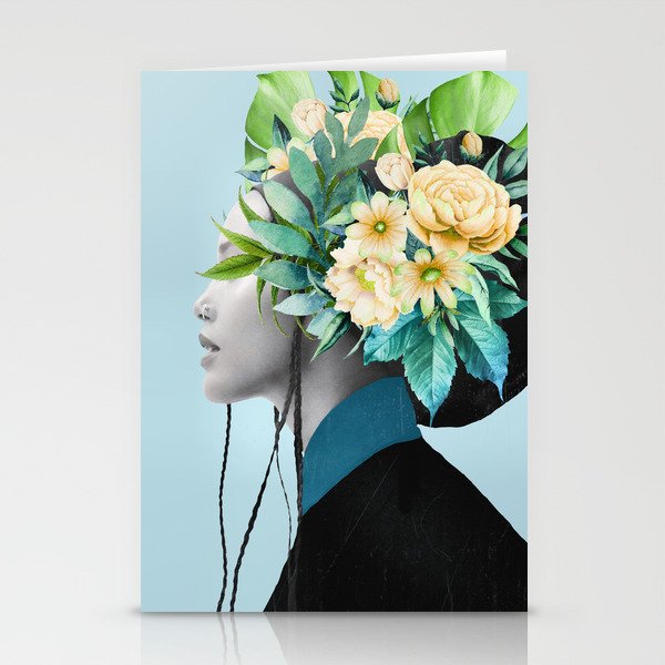 Tropical Girl 6 Stationery Card Gallery Image 1