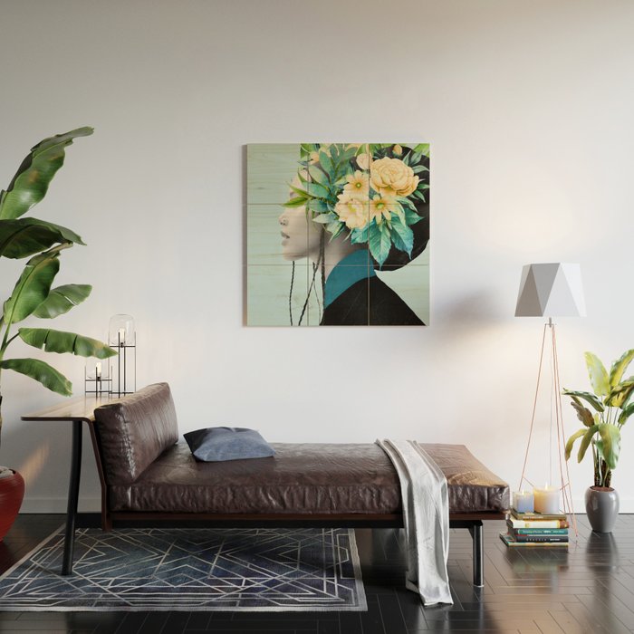 Tropical Girl 6 Wood Wall Art Gallery Image 2