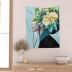 Tropical Girl 6 Wall Tapestry Gallery Image 2