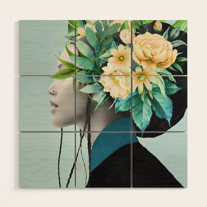 Tropical Girl 6 Wood Wall Art Gallery Image 1