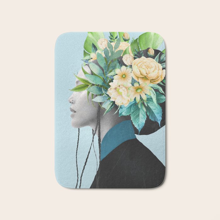 Tropical Girl 6 Bath Mat Gallery Image 1