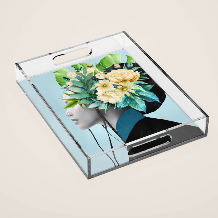 Tropical Girl 6 Acrylic Tray Gallery Image 1