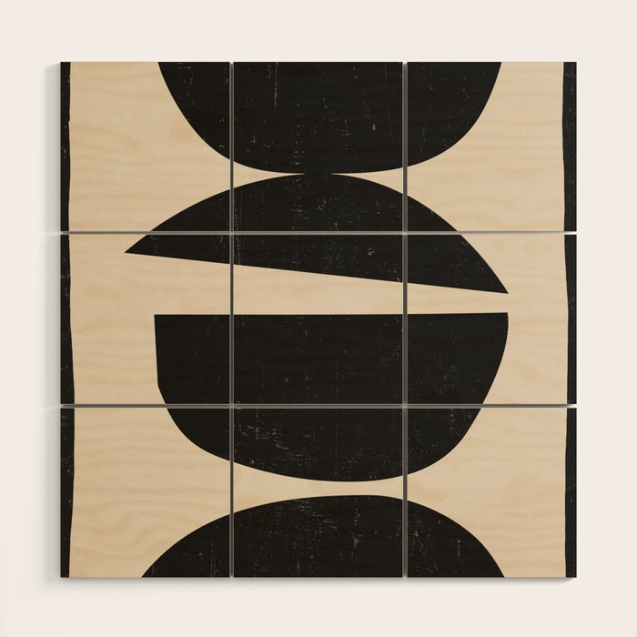 Geometry in Balance Wood Wall Art Gallery Image 1