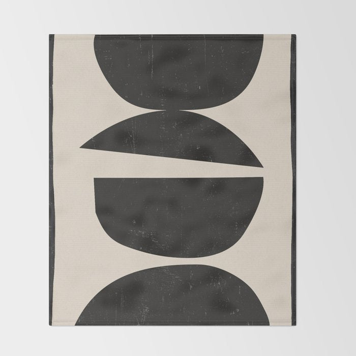 Geometry in Balance Throw Blanket Gallery Image 2
