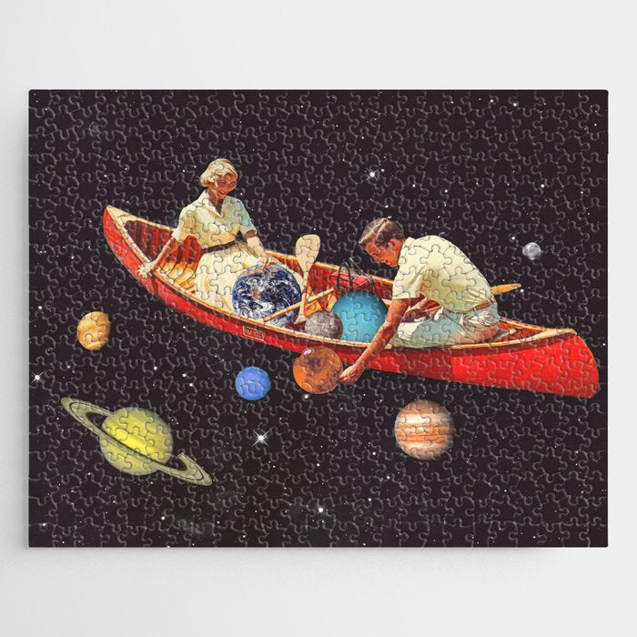 Big Bang Generation - A romantic boat ride amongst planets & stars in space Jigsaw Puzzle Gallery Image 1